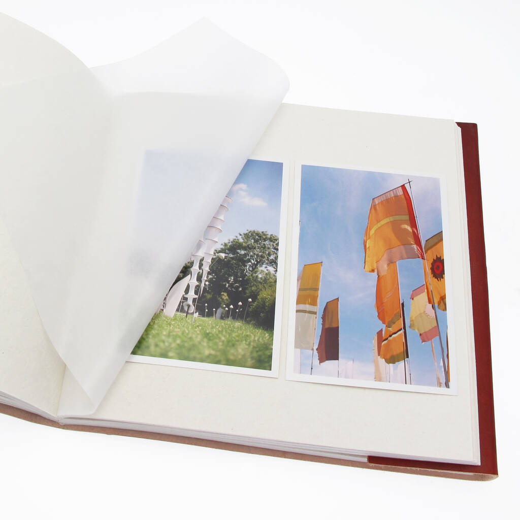 Personalized Handwriting Leather Photo Album